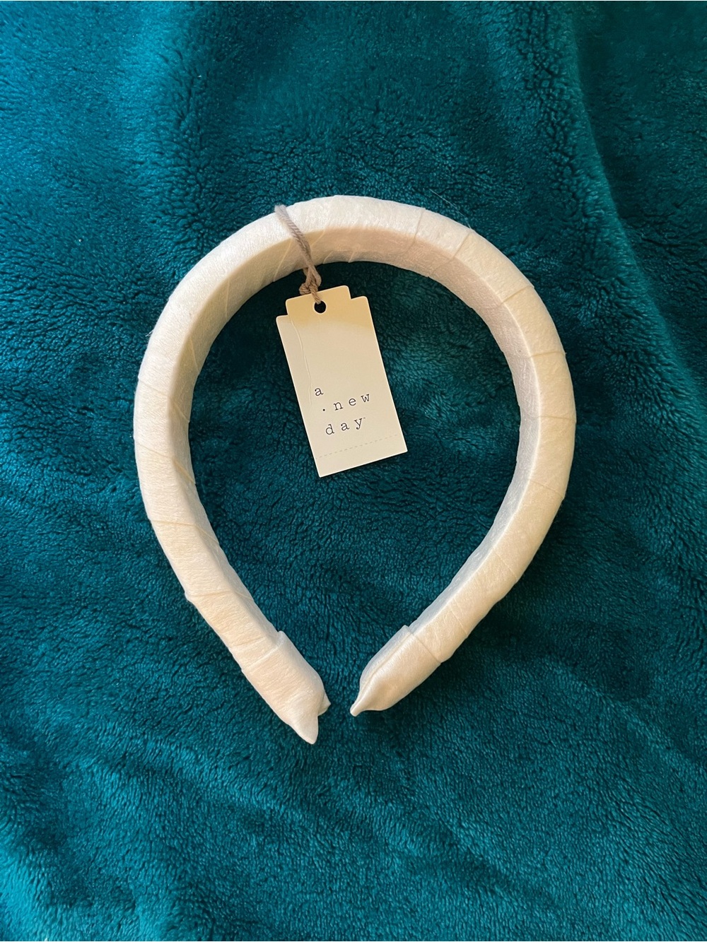 a new day Ivory Padded Kids Headband NWT